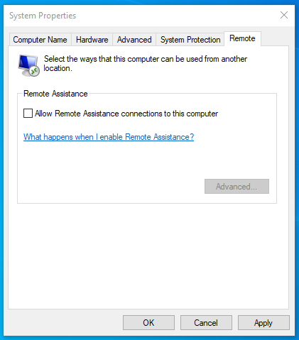 Windows 10 Home Remote Access Options